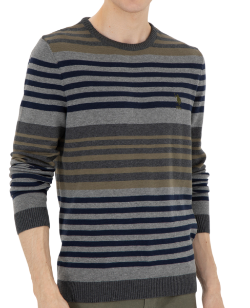 Джемпер хлопковый мужской / Тёмно-зелёный / 52 Джемпер хлопковый мужской / Тёмно-зелёный / 52