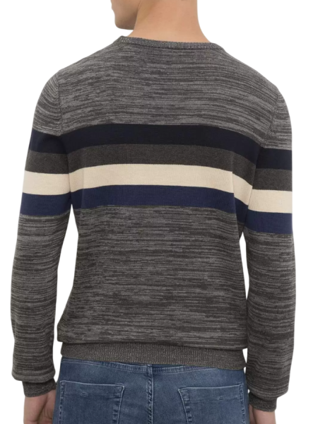 Джемпер хлопковый мужской / Серый / 46 Джемпер хлопковый мужской / Серый / 46