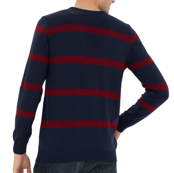 Джемпер хлопковый мужской / Тёмно-синий / 46 Джемпер хлопковый мужской / Тёмно-синий / 46