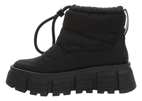 Ботинки на платформе женские / Черный / 39