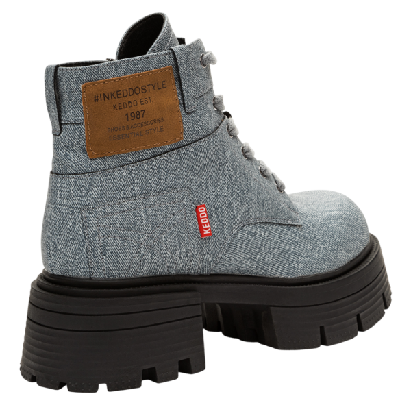 Ботинки на платформе женские / Синий / 38