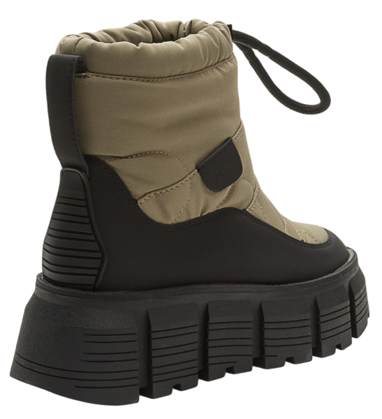 Ботинки на платформе женские / Молочный / 40