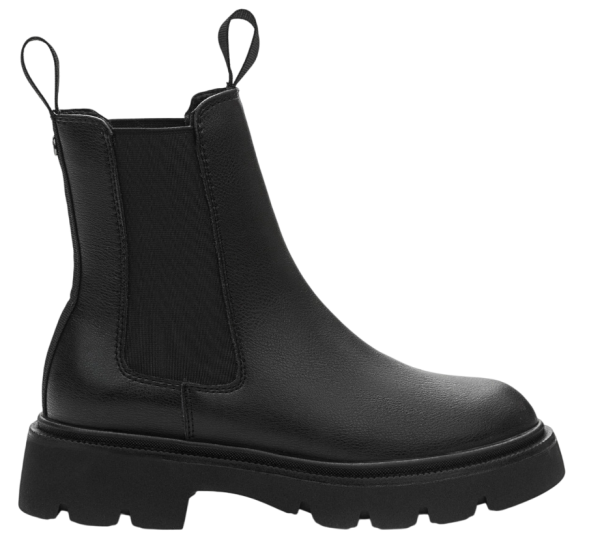 Ботинки кожаные женские / Черный / 38