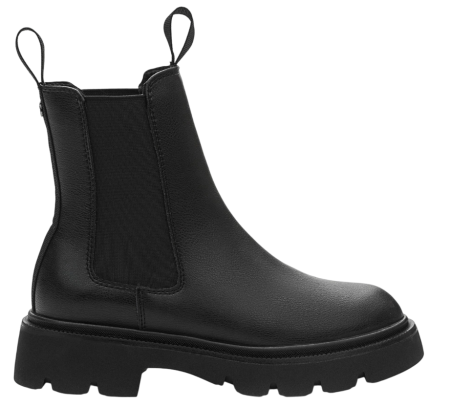 Ботинки кожаные женские / Черный / 38