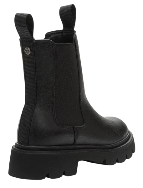 Ботинки кожаные женские / Черный / 38