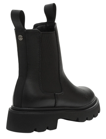 Ботинки кожаные женские / Черный / 38