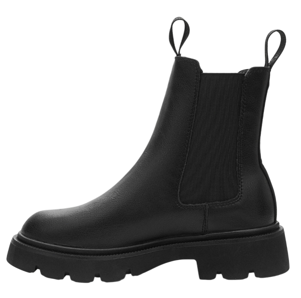 Ботинки кожаные женские / Черный / 38