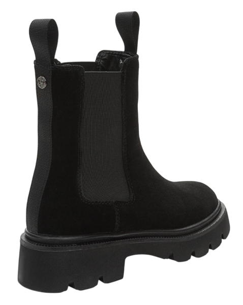 Ботинки замшевые женские / Черный / 37