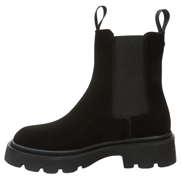 Ботинки замшевые женские / Черный / 37