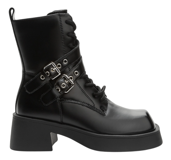 Ботинки кожаные женские / Черный / 39