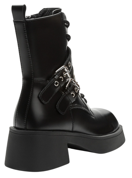 Ботинки кожаные женские / Черный / 39