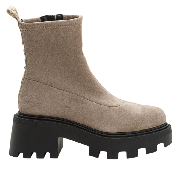 Ботинки на платформе женские / Молочный / 38