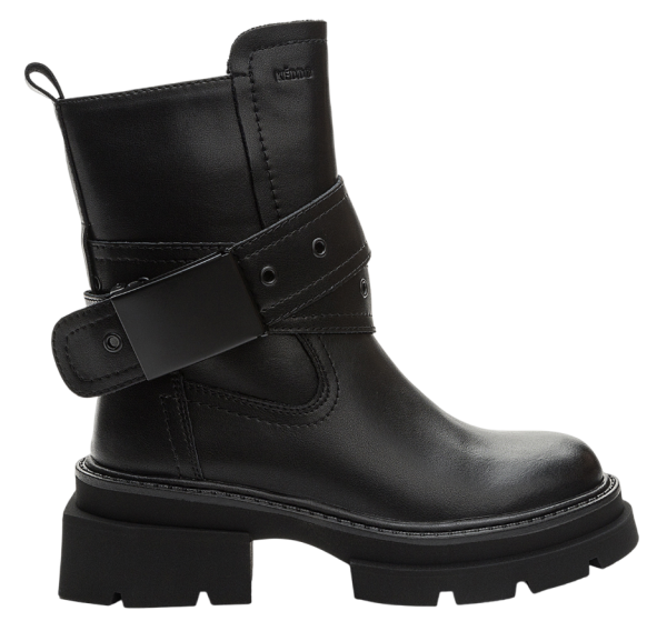 Ботинки кожаные женские / Черный / 37