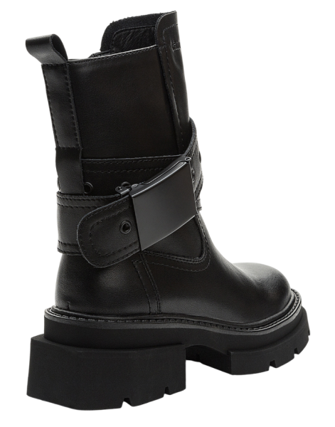 Ботинки кожаные женские / Черный / 37