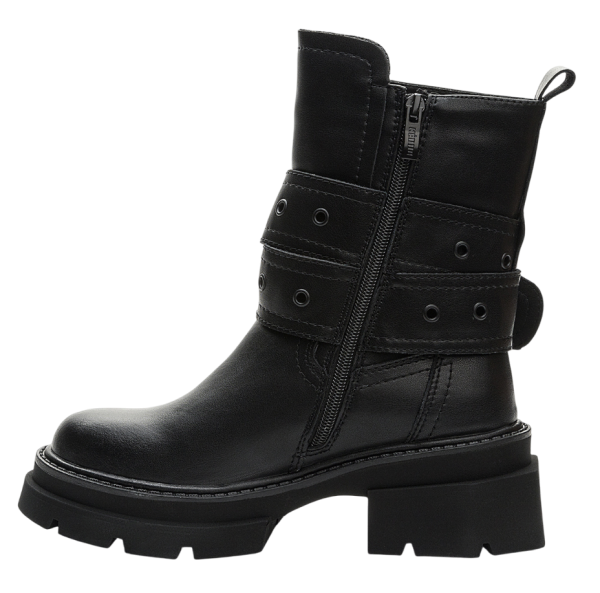 Ботинки кожаные женские / Черный / 37