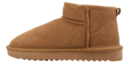 Угги из экозамши женские / Коричневый / 37