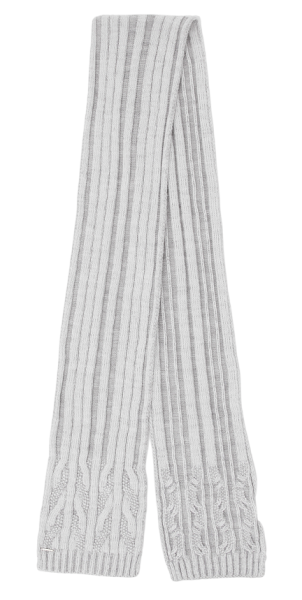 Шарф с узором женский / Белый / ONE SIZE Шарф с узором женский / Белый / ONE SIZE