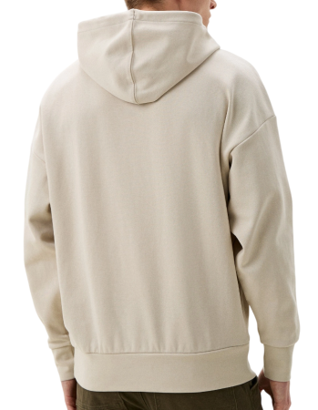 Худи с принтом мужское / Бежевый / 48 Худи с принтом мужское / Бежевый / 48