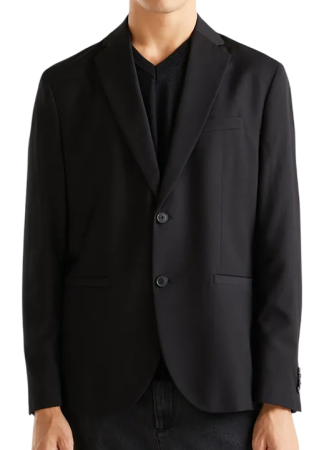 Пиджак классический мужской / Черный / 48 Пиджак классический мужской / Черный / 48