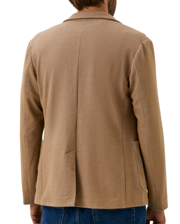 Пиджак прямого кроя мужской / Бежевый / 48 Пиджак прямого кроя мужской / Бежевый / 48