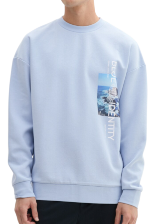 Свитшот с принтом мужской / Синий / 48 Свитшот с принтом мужской / Синий / 48