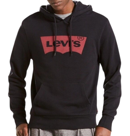 Худи с логотипом мужское / Черный / 46 Худи с логотипом мужское / Черный / 46