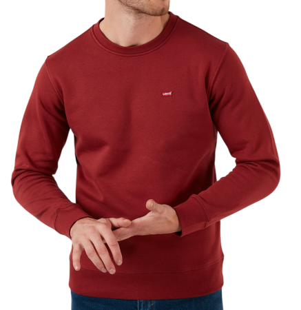 Свитшот с логотипом мужской / Бордовый / 46 Свитшот с логотипом мужской / Бордовый / 46