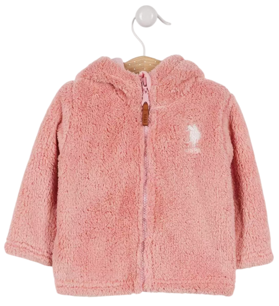 Толстовка с капюшоном детская / Светло-розовый / 92