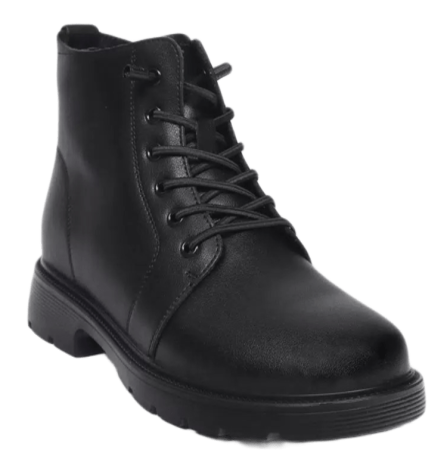 Ботинки из кожи женские / Черный / 37 Ботинки из кожи женские / Черный / 37