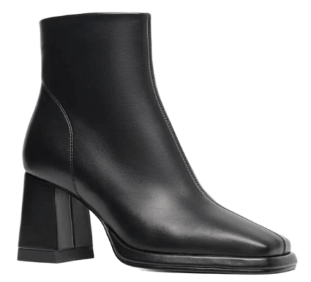 Ботильоны из экокожи женские / Черный / 40 Ботильоны из экокожи женские / Черный / 40