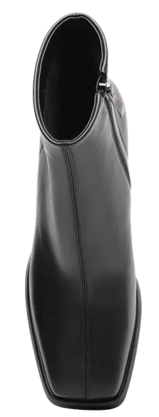 Ботильоны из экокожи женские / Черный / 40