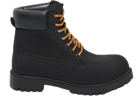 Ботинки из замши женские / Черный / 40