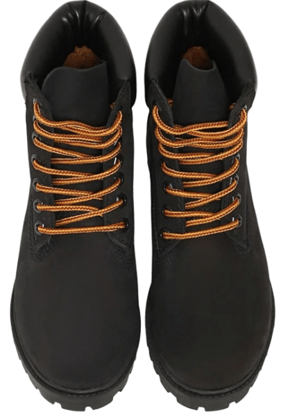 Ботинки из замши женские / Черный / 40