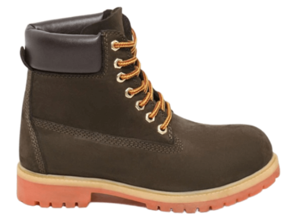 Ботинки из замши женские / Коричневый / 37