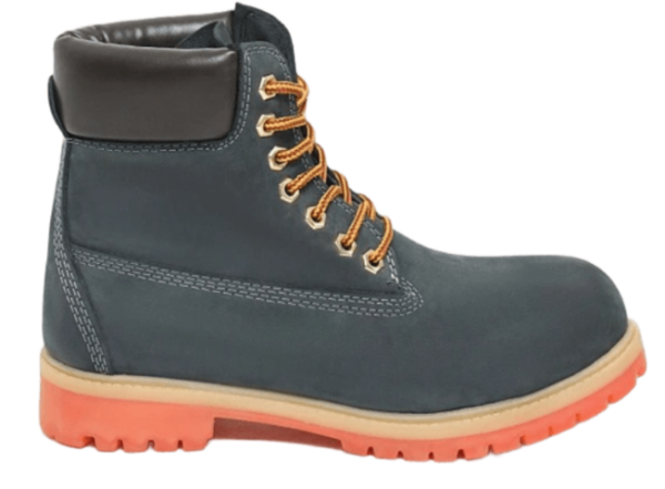 Ботинки из замши женские / Серый / 40