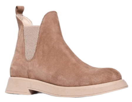 Ботинки из кожи женские / Бежевый / 38 Ботинки из кожи женские / Бежевый / 38