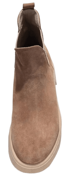 Ботинки из кожи женские / Бежевый / 38