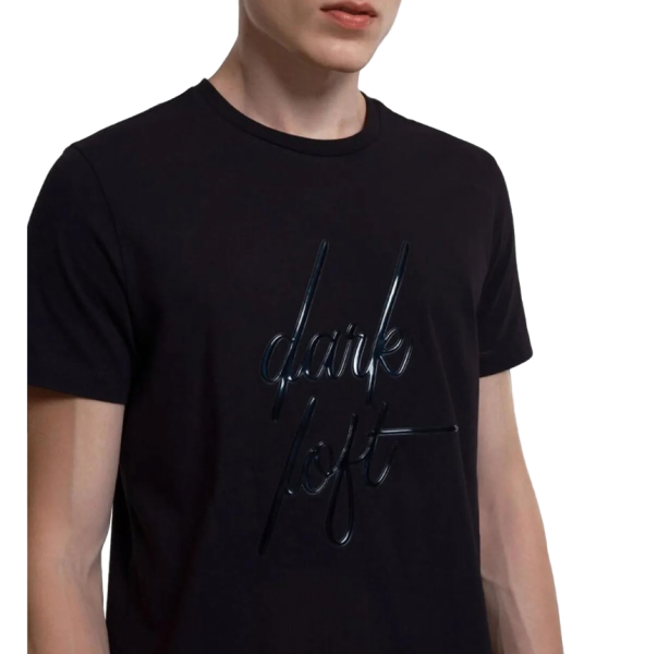 Футболка с принтом мужская / Черный / 46 Футболка с принтом мужская / Черный / 46