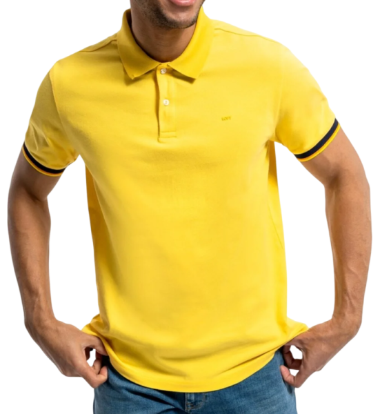 Поло прямого кроя мужское / Желтый / 54 Поло прямого кроя мужское / Желтый / 54