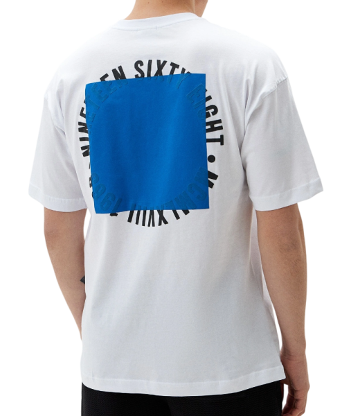 Футболка с принтом мужская / Белый / 48 Футболка с принтом мужская / Белый / 48