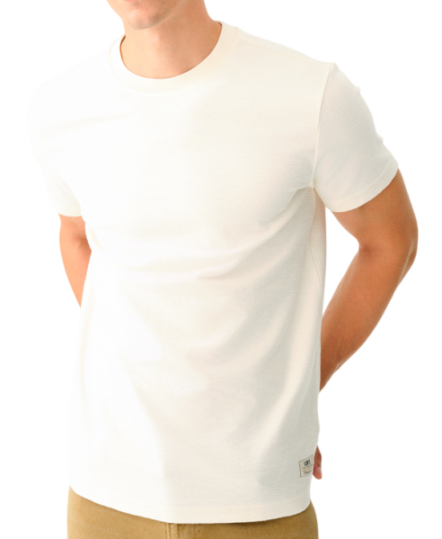 Футболка хлопковая мужская / Молочный / 54 Футболка хлопковая мужская / Молочный / 54