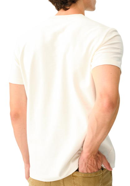 Футболка хлопковая мужская / Молочный / 54 Футболка хлопковая мужская / Молочный / 54