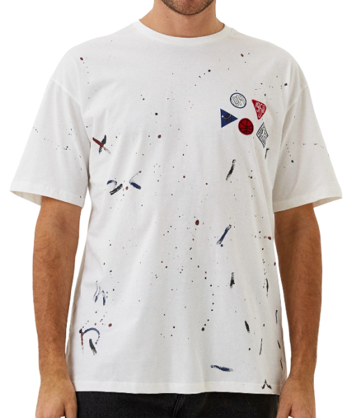 Футболка с принтом мужская / Белый / 46 Футболка с принтом мужская / Белый / 46