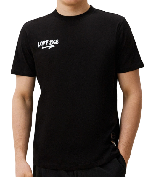 Футболка с логотипом мужская / Черный / 54 Футболка с логотипом мужская / Черный / 54