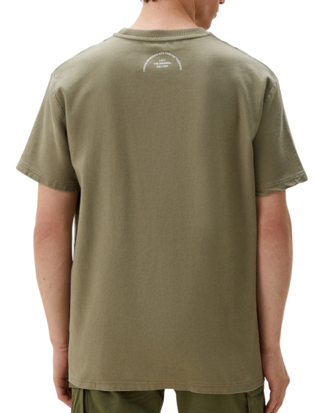 Футболка с принтом мужская / Хаки / 46 Футболка с принтом мужская / Хаки / 46