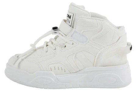 Кроссовки высокие для девочки / Белый / 33