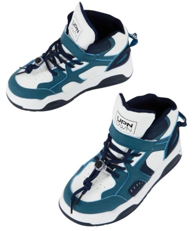 Кроссовки высокие для мальчика / Тёмно-синий / 34