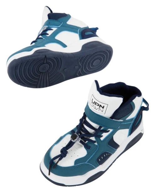 Кроссовки высокие для мальчика / Тёмно-синий / 34