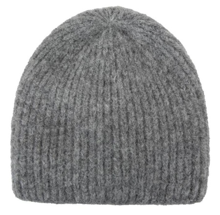 Шапка с шерстью женская / Серый / 56 Шапка с шерстью женская / Серый / 56
