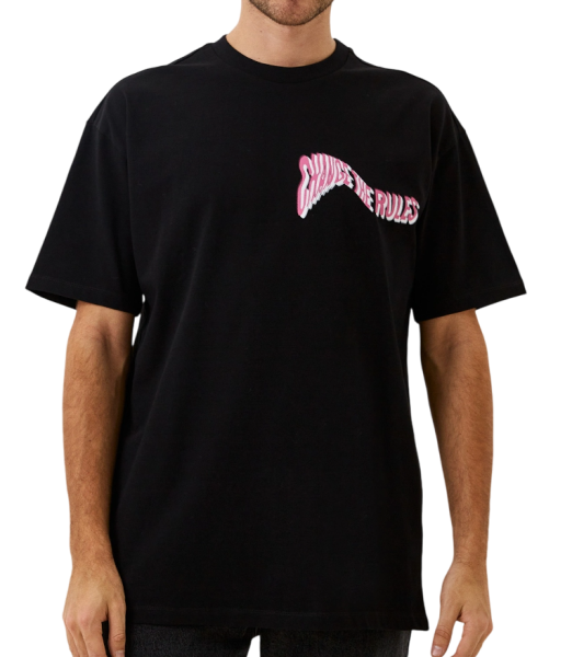 Футболка с принтом мужская / Черный / 48 Футболка с принтом мужская / Черный / 48